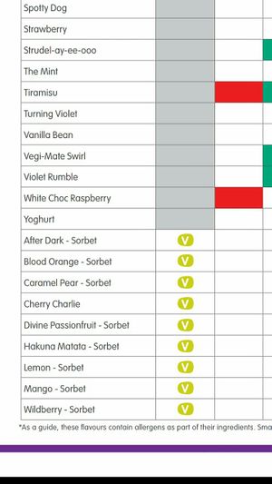 Vegan ice cream on their website at Trampoline in Darwin