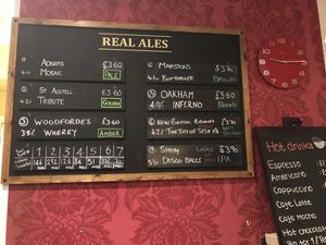 Beers on draught, frequently changed.  at The Chestnut in Radcliffe-on-trent