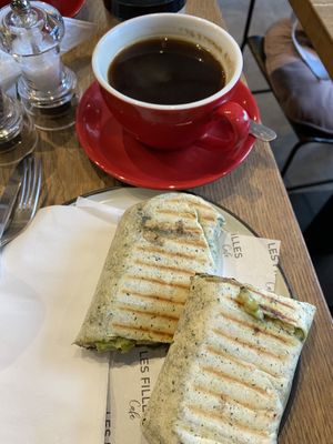 Bean wrap  at Les Filles in London