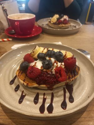 Half portion of pancakes at Les Filles in London