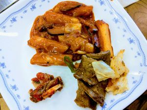 Mmm delicious! at Loving Hut - Seoshin in Jeonju