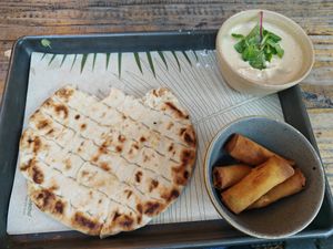 Item plate at Cafe Zeitgeist in Munich