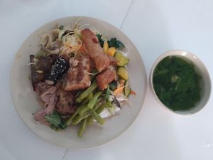 Buffet at Com Chay 33 in Kon Tum