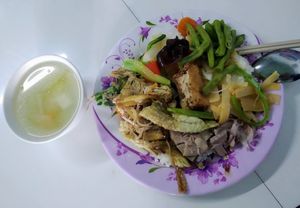 Buffet at Com Chay 33 in Kon Tum