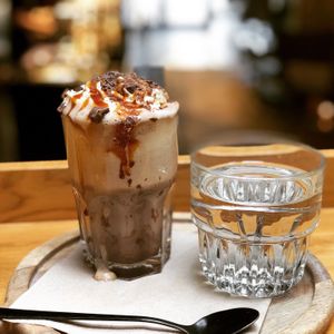 Dreamy hot chocolate  at YB by Yoghurt Barn in The Hague