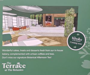 Revamped layout, August 2021 at The Terrace Cafe in Edinburgh