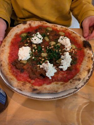  at Flat Earth Pizzas in East London