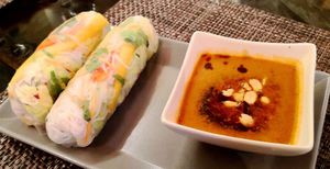 Sommerrollen mit Tofu at Viet Quan in Saarbrucken