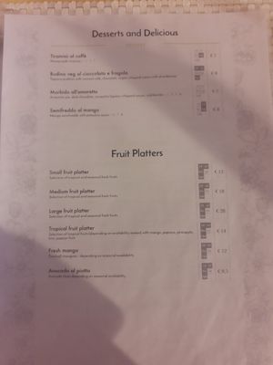 Menu 3 at Ginger - Pantheon in Rome