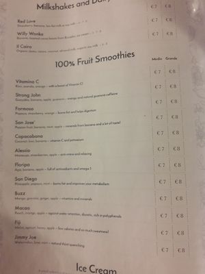 Menu 7 at Ginger - Pantheon in Rome