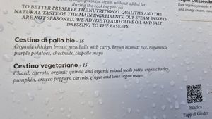 Cestino vegetariano at Ginger - Pantheon in Rome