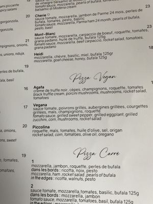   at Joia By Pizzeria Des Moulins in Chamonix-mont-blanc