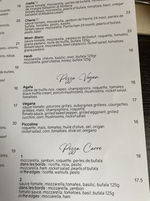   at Joia By Pizzeria Des Moulins in Chamonix-mont-blanc