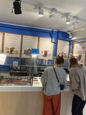   at Funky Frozen Yoghurt - Karl Johans Gate in Oslo