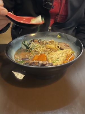 Miso Ramen   at Steam Noodle Cafe & Sake Bar in Great Barrington