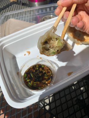 MUST TRY! The Gyoza Dumplings are delicious and the Summer Rolls are perfect for a light lunch on a hot day, other vegan options on their menu as well. Quick and friendly service! at Steam Noodle Cafe & Sake Bar in Great Barrington