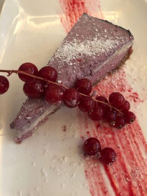 Raw cake at Dalmatino in Dubrovnik