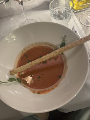 Gazpacho  at Dalmatino in Dubrovnik