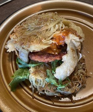 Ramen Burger at Itto Ramen - Haywood Rd in Asheville