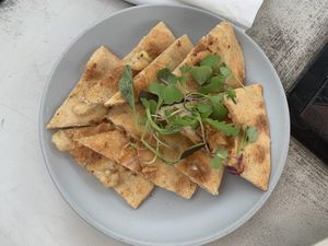 Flatbread  at Journey Cafe in Kailua Kona