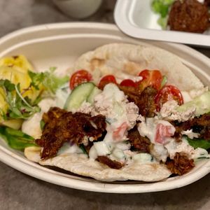 Mushroom gyro - pretty good but still hungry afterwards for the price  at Journey Cafe in Kailua Kona