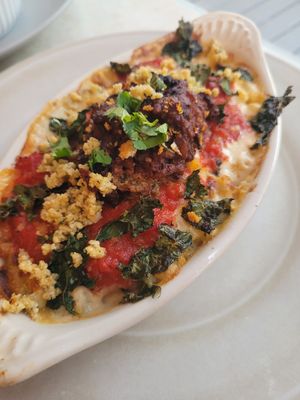 Baked lava pasta at Journey Cafe in Kailua Kona