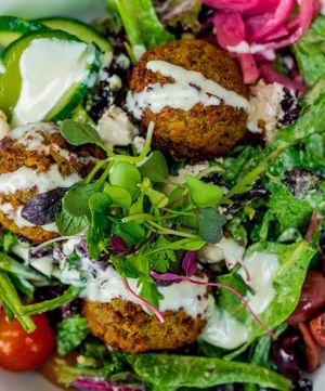 Falafels at Journey Cafe in Kailua Kona