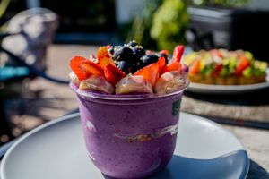 Ube Bowl at Journey Cafe in Kailua Kona