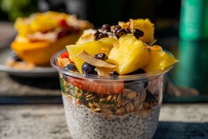 Chia Pudding Bowl at Journey Cafe in Kailua Kona
