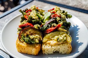 Ultimate Tropical Toast at Journey Cafe in Kailua Kona