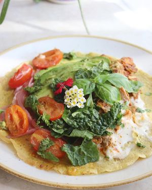 Omelette at Journey Cafe in Kailua Kona