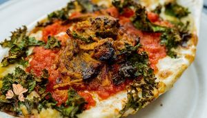 Baked Lava Pasta at Journey Cafe in Kailua Kona