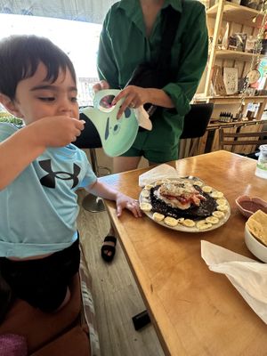 Best pancake ever! Sweet potato   at Journey Cafe in Kailua Kona