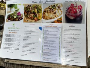Full menu   at Journey Cafe in Kailua Kona