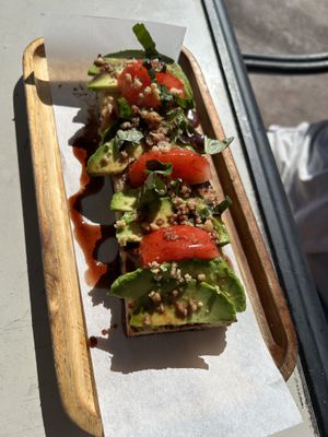 Avo Toast   at Journey Cafe in Kailua Kona