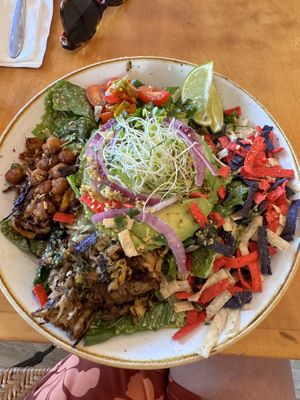 Feisty Taco Saladd  at Journey Cafe in Kailua Kona