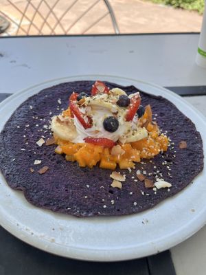 Tropical pancake  at Journey Cafe in Kailua Kona