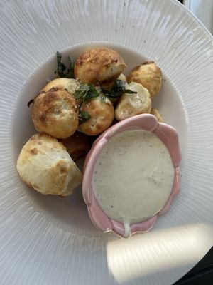Garlic knots  at Journey Cafe in Kailua Kona