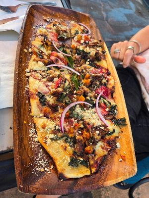 Smoky And Sweet Pizza at Journey Cafe in Kailua Kona