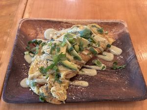 Veggie omelet. Very good!!!  at Journey Cafe in Kailua Kona