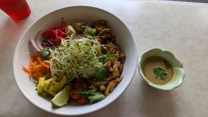 Journey salad at Journey Cafe in Kailua Kona