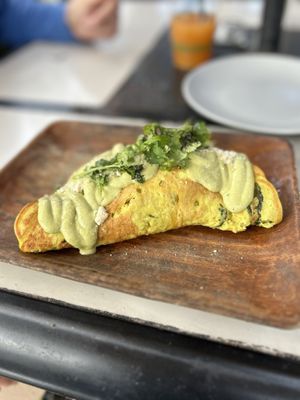 Loaded veggie omelette - amazing!  at Journey Cafe in Kailua Kona