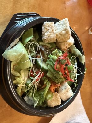 Poke Bowl  at Journey Cafe in Kailua Kona