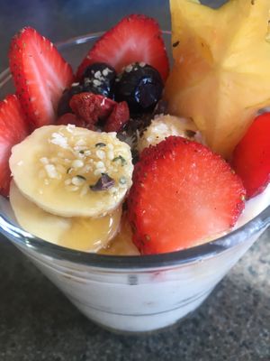 Breakfast yogurt at Journey Cafe in Kailua Kona