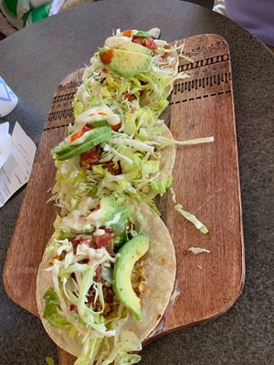 Delicious tacos at Journey Cafe in Kailua Kona