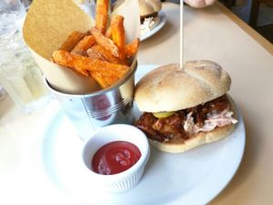 Hickory Chick Burger at VBites in Brighton