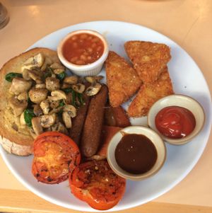 breakfast at Vbites at VBites in Brighton