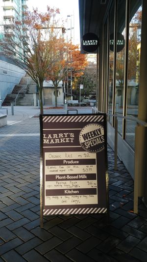 Weekly specials at Larry's Market in North Vancouver