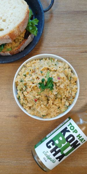 Housemade chickpea "Choo a"  at Larry's Market in North Vancouver