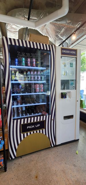 Kombucha vending machine! at Larry's Market in North Vancouver